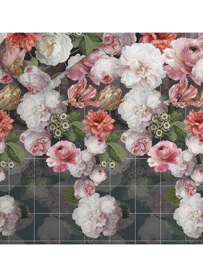 Heckett & Lane Dekbedovertrek Rain Multi - Flanel