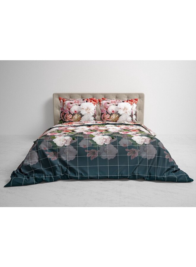 Heckett & Lane Dekbedovertrek Rain Multi - Flanel