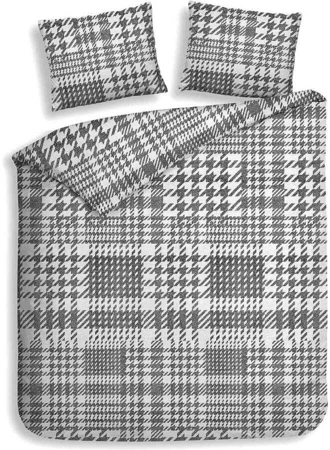 Dekbedovertrek Rex Zwart - Flanel PL2