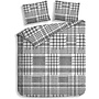 Heckett & Lane Dekbedovertrek Rex Zwart - Flanel
