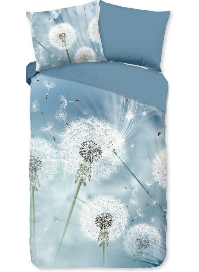 Good Morning Dekbedovertrek Wishfull Blauw - Katoen