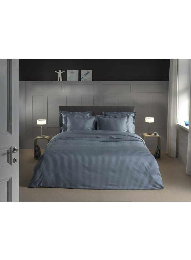 Heckett & Lane Dekbedovertrek Banda Blauw - Katoensatijn
