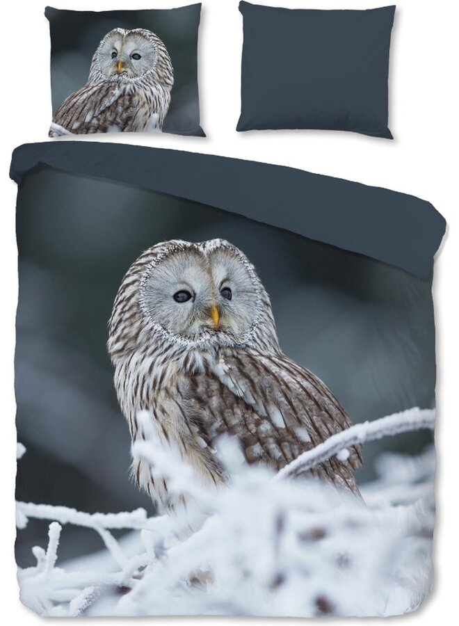 Dekbedovertrek Bennie Grijs - Katoen