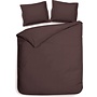 Heckett & Lane Dekbedovertrek Banda Bruin - Katoensatijn
