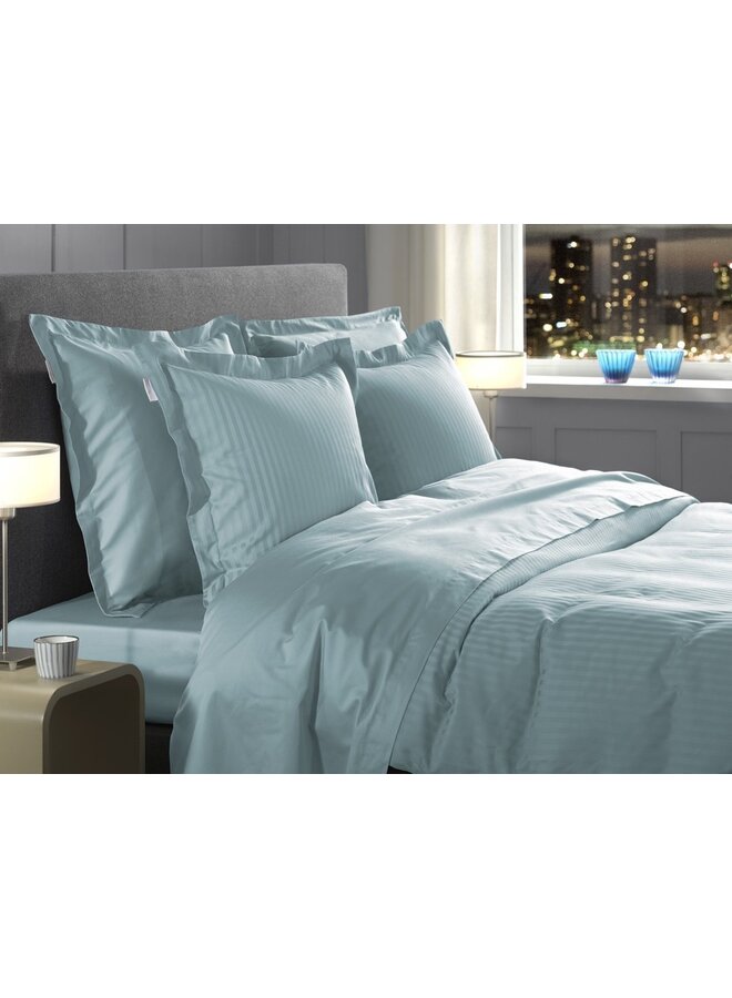 Heckett & Lane Dekbedovertrek Banda Licht Blauw - Katoensatijn