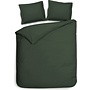Heckett & Lane Katoen/satijn Dekbedovertrek Hotel Donker Groen