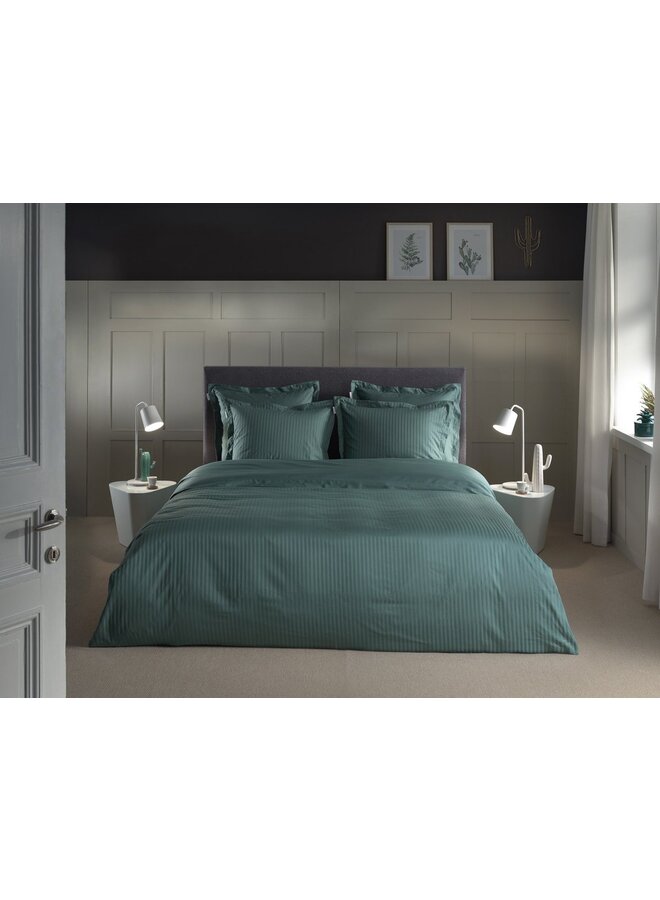 Heckett & Lane Dekbedovertrek Banda Groen - Katoensatijn