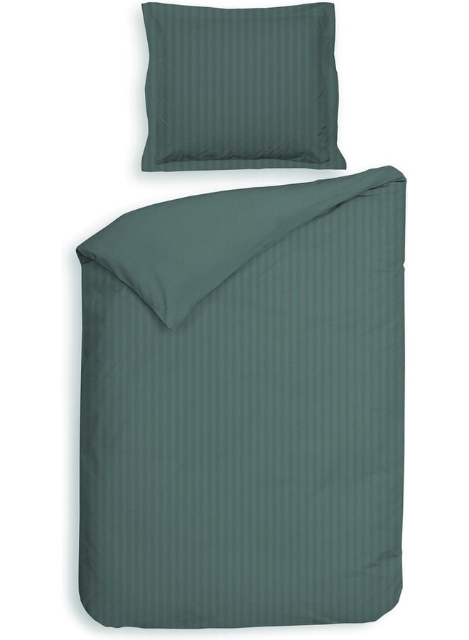 Heckett & Lane Dekbedovertrek Banda Groen - Katoensatijn