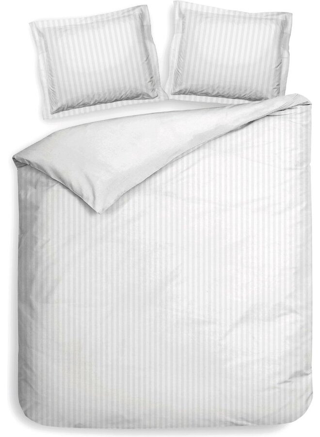 Dekbedovertrek Banda Wit - Katoensatijn