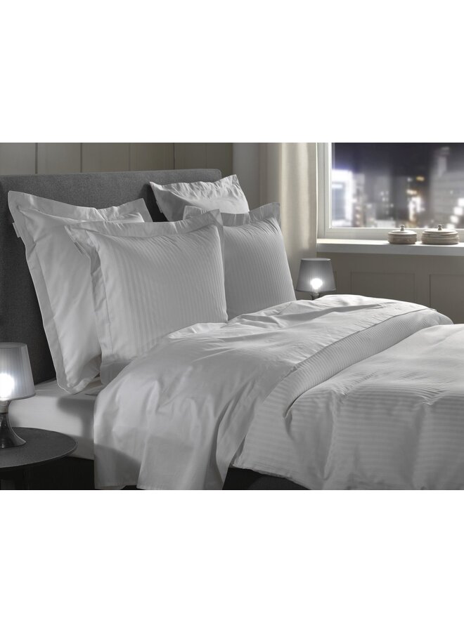 Heckett & Lane Dekbedovertrek Banda Wit - Katoensatijn