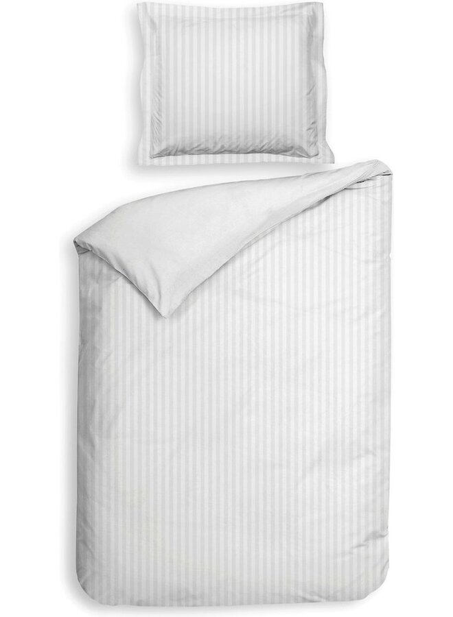 Heckett & Lane Dekbedovertrek Banda Wit - Katoensatijn