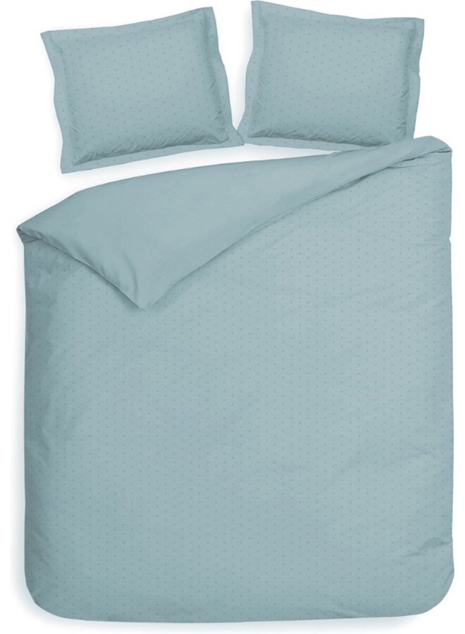 Dekbedovertrek Punto Licht Blauw - Katoensatijn