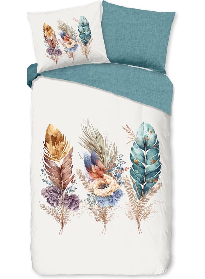 Good Morning Dekbedovertrek Via Multi - Katoen