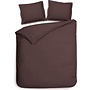 Heckett & Lane Dekbedovertrek Punto Bruin - Katoensatijn
