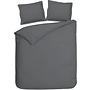 Heckett & Lane Dekbedovertrek Punto Antraciet - Katoensatijn