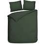 Heckett & Lane Dekbedovertrek Punto Donker Groen - Katoensatijn