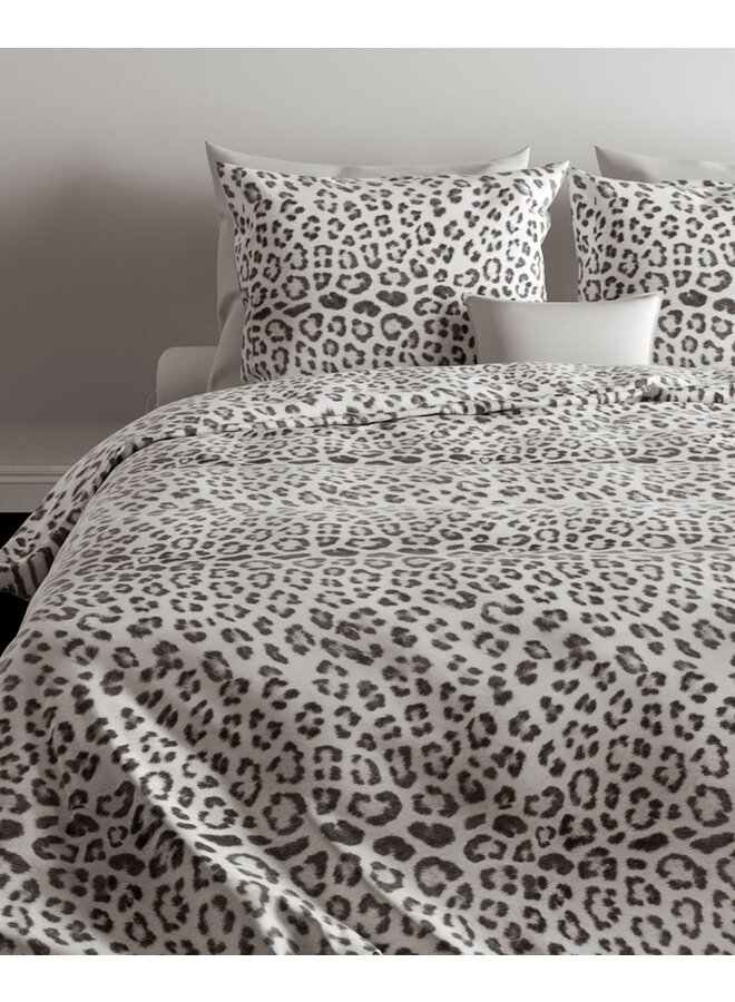 ZO! Home Dekbedovertrek Lev Grijs - Flanel