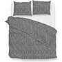 ZO! Home Dekbedovertrek Blitz Taupe - Flanel