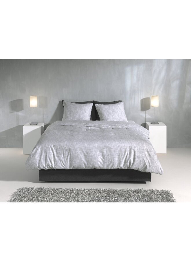 ZO! Home Dekbedovertrek Blitz Grijs - Flanel