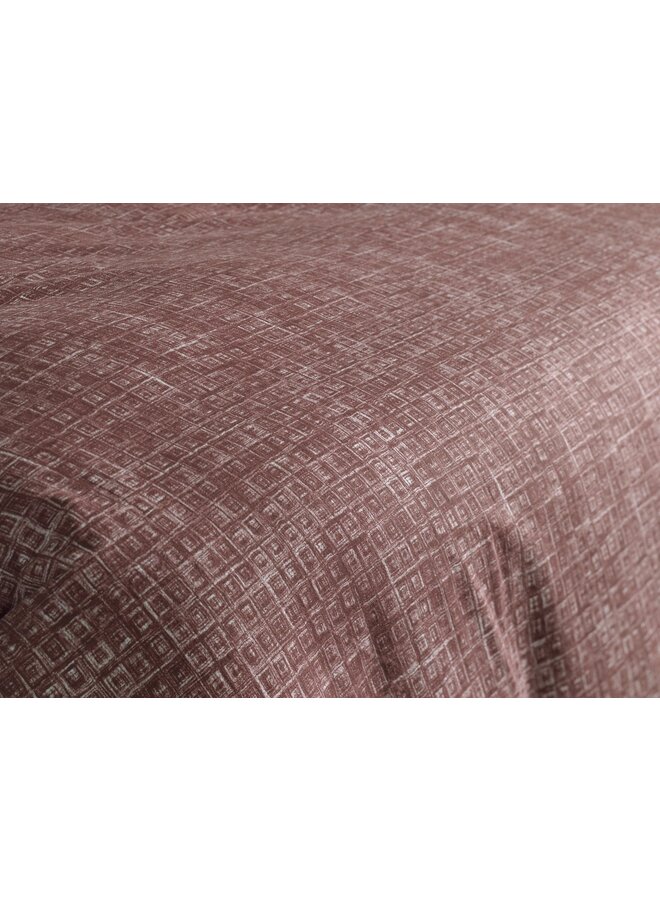 ZO! Home Dekbedovertrek Blitz Rood - Flanel