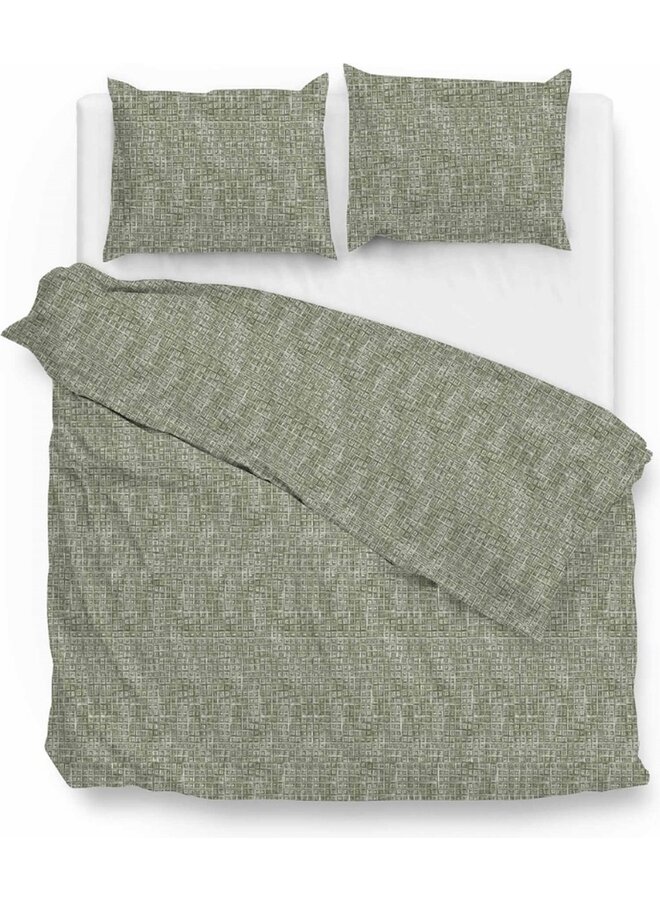 Dekbedovertrek Blitz Groen - Flanel PL2