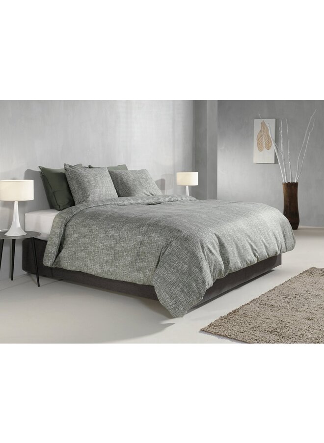 ZO! Home Dekbedovertrek Blitz Groen - Flanel