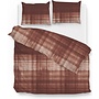 ZO! Home Dekbedovertrek Marley Rood - Flanel