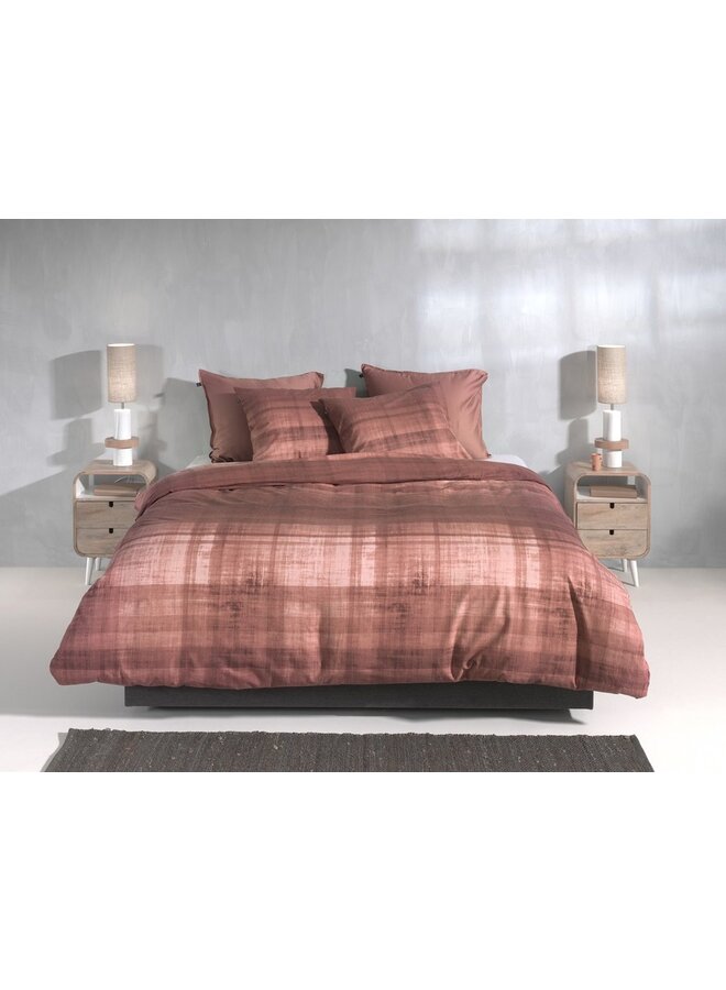 ZO! Home Dekbedovertrek Marley Rood - Flanel
