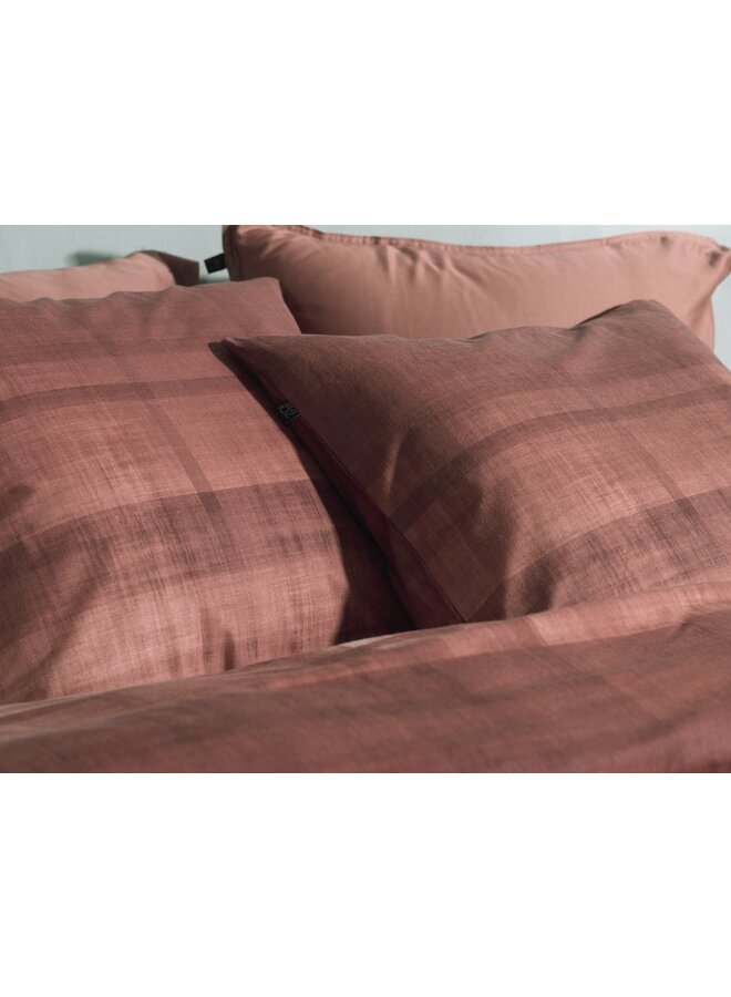 ZO! Home Dekbedovertrek Marley Rood - Flanel