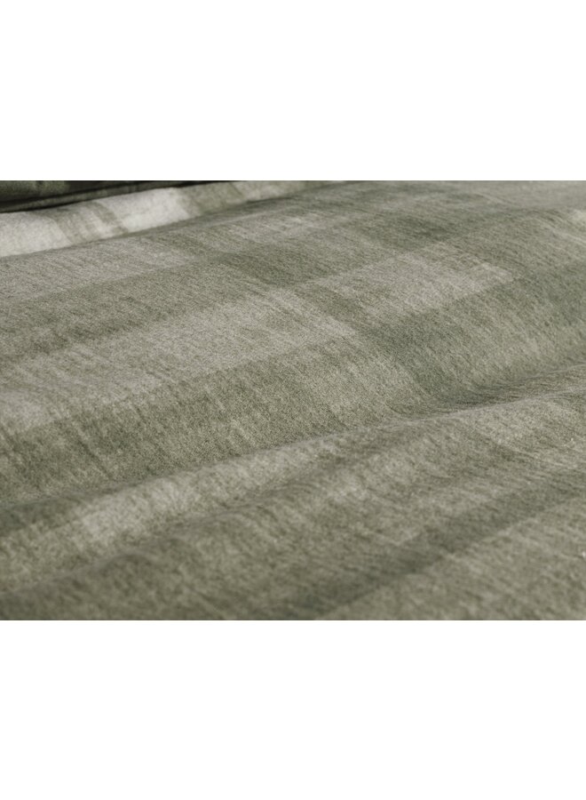 ZO! Home Dekbedovertrek Marley Groen - Flanel