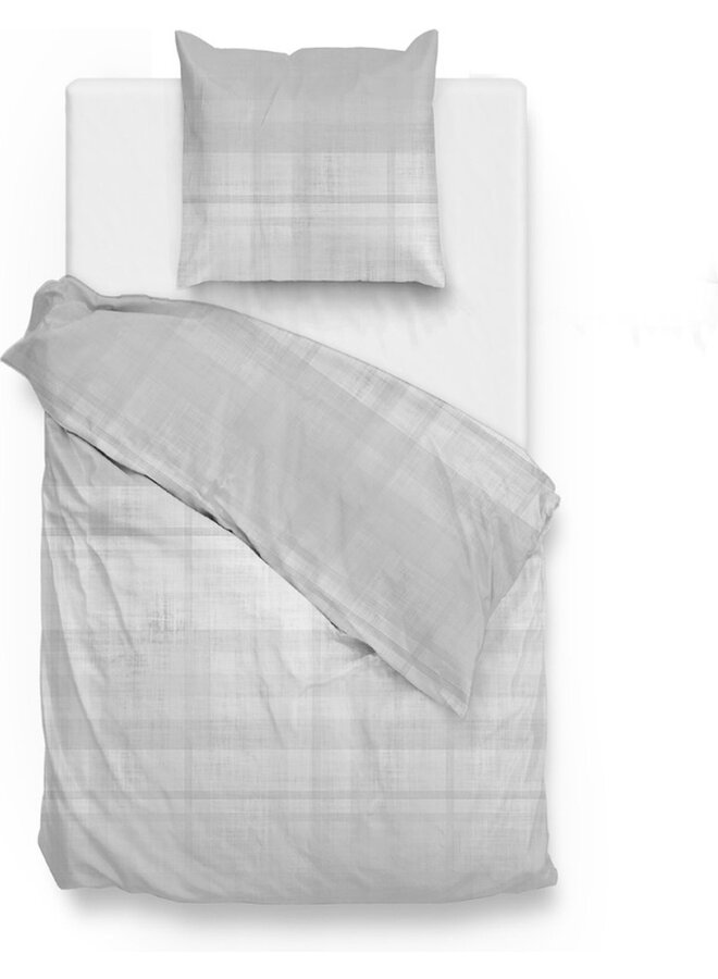 ZO! Home Dekbedovertrek Marley Grijs - Flanel
