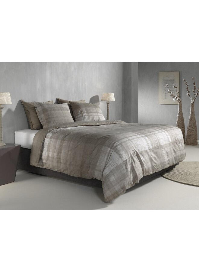 ZO! Home Dekbedovertrek Marley Naturel - Flanel