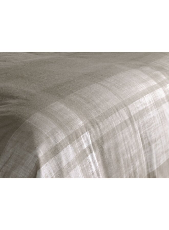 ZO! Home Dekbedovertrek Marley Naturel - Flanel
