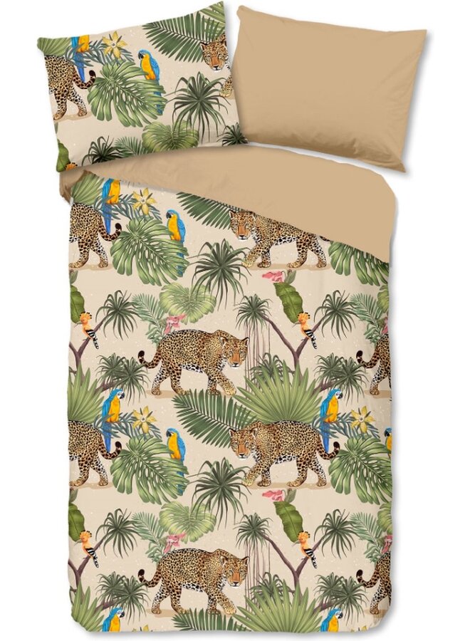 Good Morning Dekbedovertrek Tropical Multi - Katoen