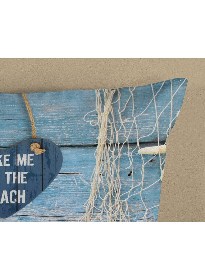 Pure Dekbedovertrek Beach Blauw