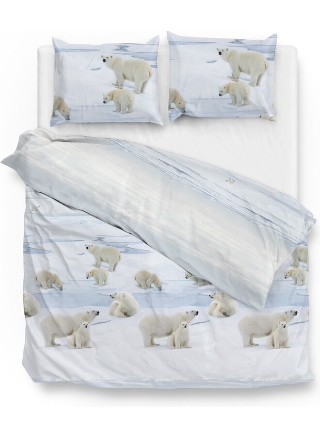 Dekbedovertrek Ber Blauw - Flanel PL3