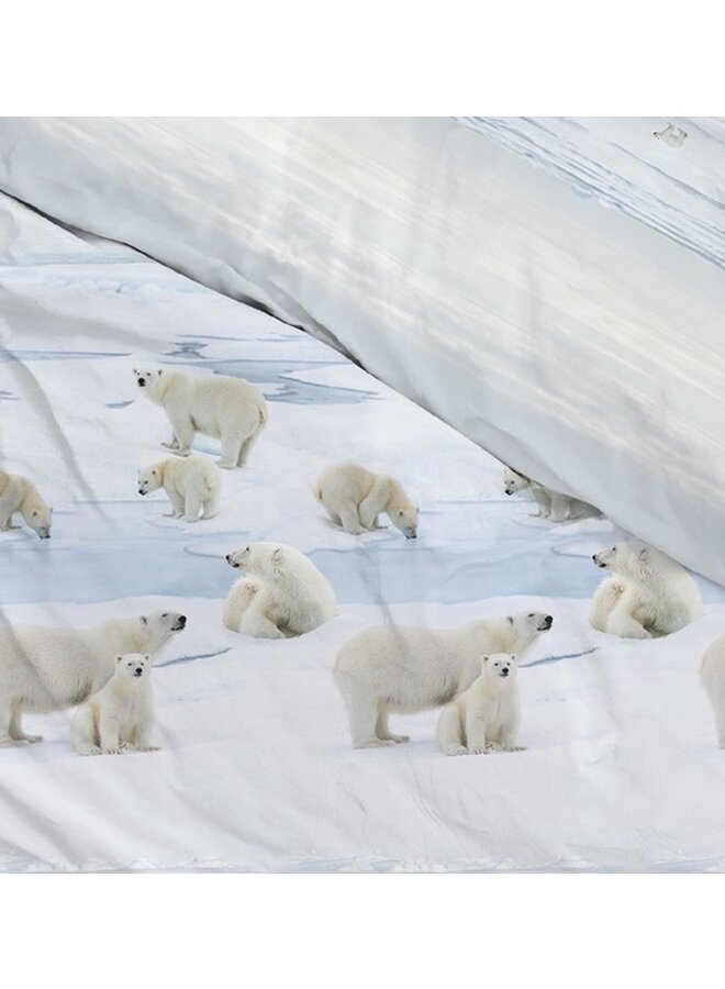ZO! Home Dekbedovertrek Ber Blauw - Flanel