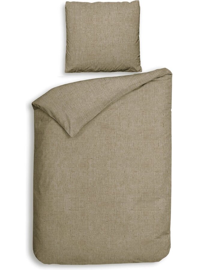 Heckett & Lane Dekbedovertrek Franela Naturel - Flanel