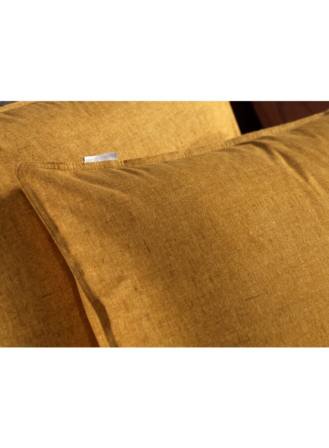 Heckett & Lane Dekbedovertrek Franela Goud - Flanel