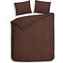 Heckett & Lane Dekbedovertrek Franela Bruin - Flanel