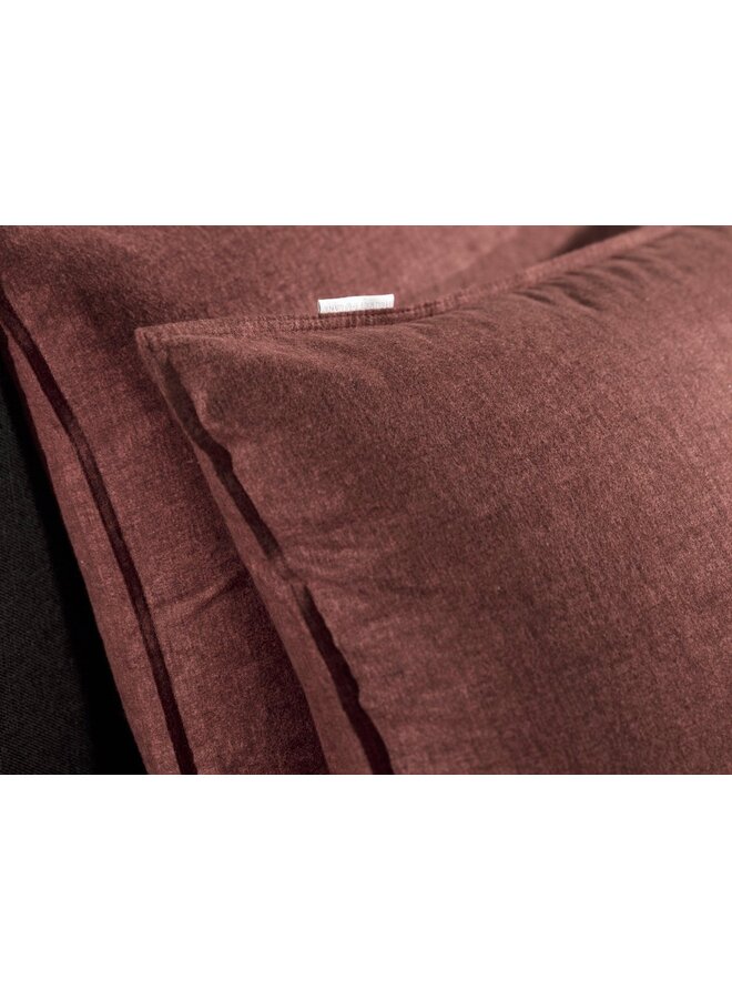 Heckett & Lane Dekbedovertrek Franela Bruin - Flanel