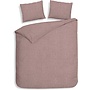 Heckett & Lane Flanel Dekbedovertrek Washed Roze