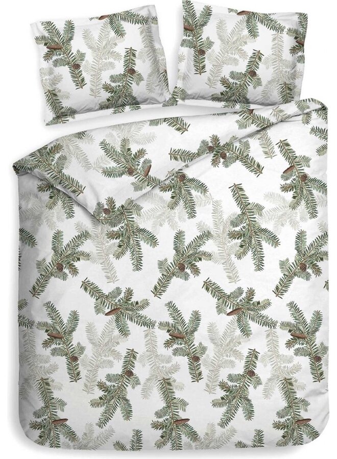 Heckett & Lane Dekbedovertrek Bial Wit - Flanel