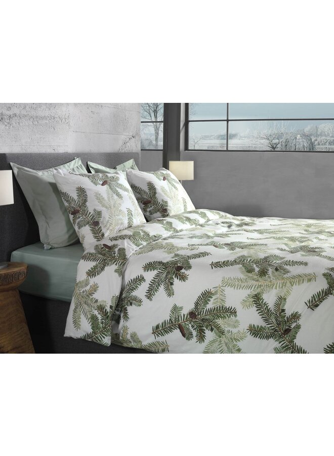 Heckett & Lane Dekbedovertrek Bial Wit - Flanel