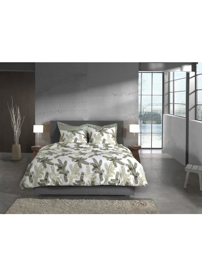 Heckett & Lane Dekbedovertrek Bial Wit - Flanel