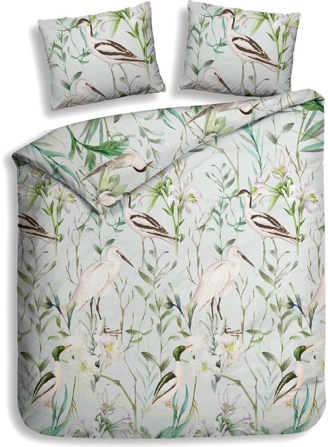 Dekbedovertrek Raven Blauw - Flanel PL2