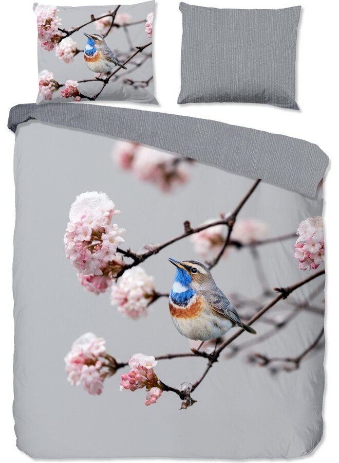 Pure Dekbedovertrek Yule Grijs - Microvezel