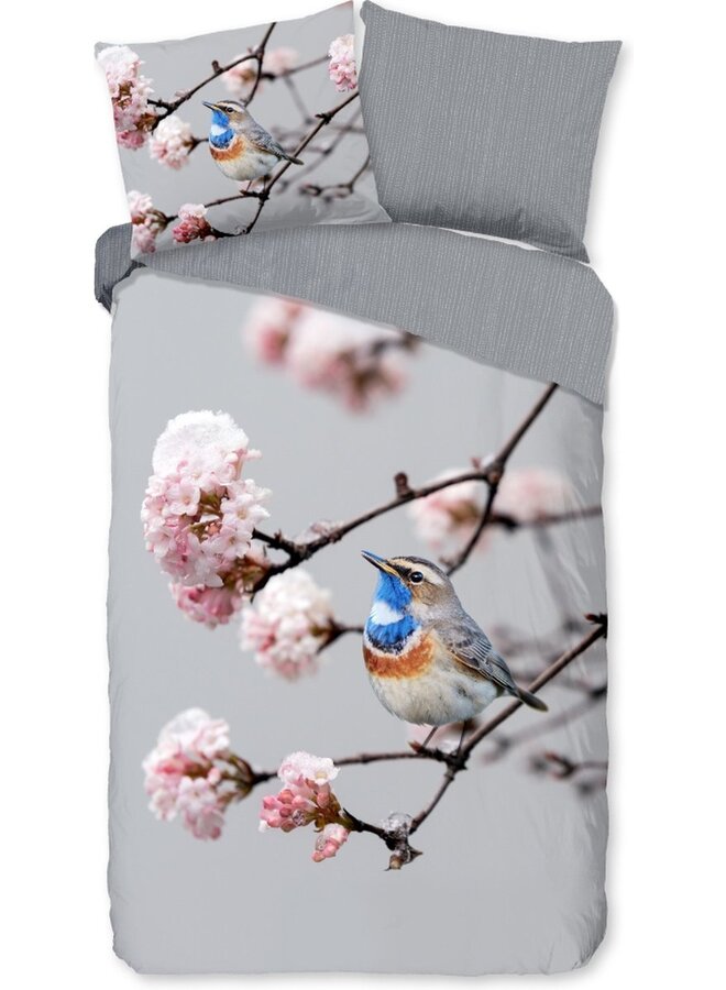 Pure Dekbedovertrek Yule Grijs - Microvezel