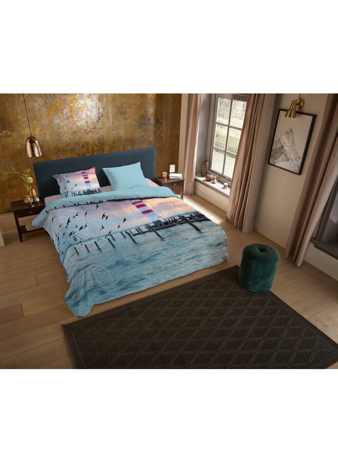 Pure Dekbedovertrek Lighthouse Multi - Microvezel