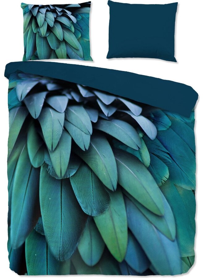 Dekbedovertrek Heather Petrol - Microvezel